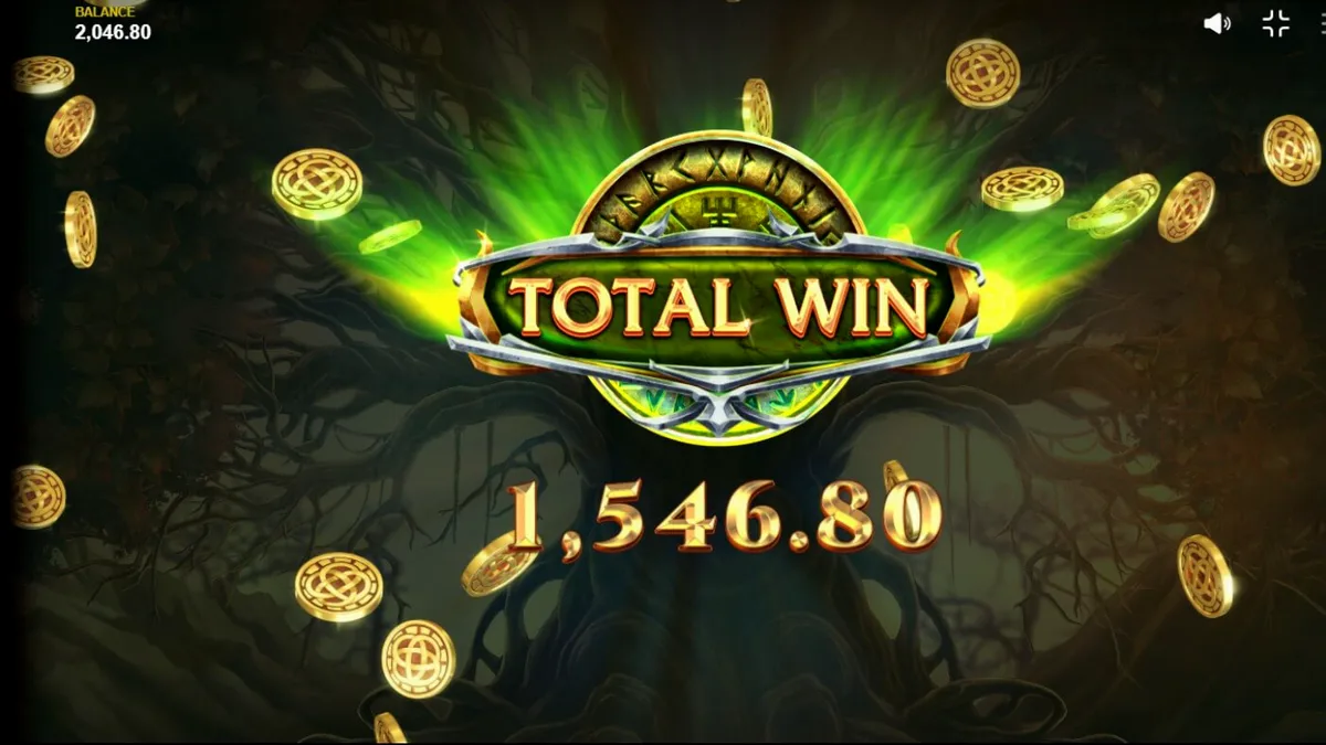 Giao diện trò chơi slot Loki’s Descendants với phong cách thần thoại Bắc Âu u tối và huyền bí
